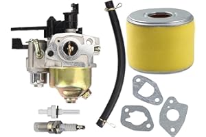 Hippotech Carburateur avec filtre à joint de réservoir de filtre à air pour Honda GX160 GX110 GX140 GX200 GX120 5.5HP 4HP 6.5HP Le moteur remplace 16100-ZH7-W51