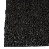 Relaxdays Fußmatte Kokos KEEP CALM 40 x 60 cm Kokosmatte mit rutschfestem PVC Boden Fußabtreter aus Kokosfaser als Schmutzfangmatte und Sauberlaufmatte Fußabstreifer für Außen und Innen Matte, schwarz - 5