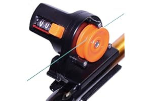 CROCH DEPTH FINDER LINE COUNTER FOR CLIP ON FISHING ROD OR DOWNRIGGER