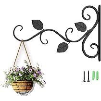 Wandhalterung Für Blumentopf – Aus Eisen, Weiß, 30 Cm, Für Innen & Außen