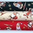 Always Knitting And Sewing Christmas Fat Quarter Bundles 100 % Cotton Fabric Christmas 20