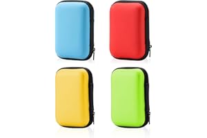 Mrltau 4 Stück Spielkarten Box, Robuste Kartenbox für Spielkarten, Spielkarten Etui für UNO Kartenspiel Phase 10 Kartenspiel Cabo Kartenspiel(Rot + Blau + Gelb + Grün)