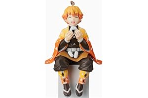 NUWIND Agatsuma Zenitsu Kamado Tanjirou Hashibira Inosuke Collection Figurine Posizione Seduta Anime Figure Giocattolo (Agatsuma Zenitsu, taglia unica)