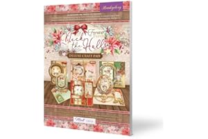 Hunkydory Crafts Deluxe Craft Pad - Forever Florals - Deck The Halls