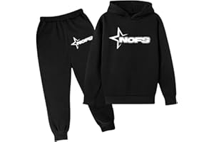 BFTHWY Nofs Bambini Tuta Nofs London Shooters Stampato per Ragazzi Ragazze 2 Pezzi Tuta Sportiva Nofs London Tuta Felpa con Cappuccio e Pantaloni,Tuta Jogging Set Autunno Inverno
