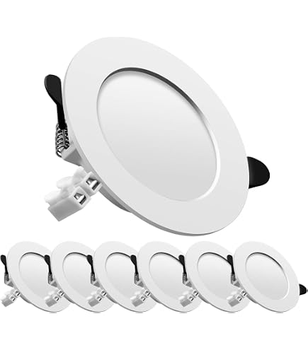 Spot LED Encastrable ALUSSO IP44 - 6W 430Lumen Blanc Froid - Lot De 6