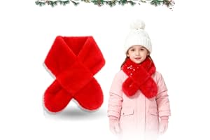 HUSHRICH Kids Warm Winter Scarf Pull-through Neck Warmer Collar Scarfs, Cozy Girls Scarf Lightweight - Christmas Gifts for Your Kids
