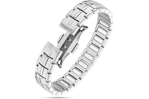 MagnetRX® Magnetarmband för Herr – EllipseMAX 5X, 5 000 Gauss, Titanarmband med Justerbar Längd, Designad i USA