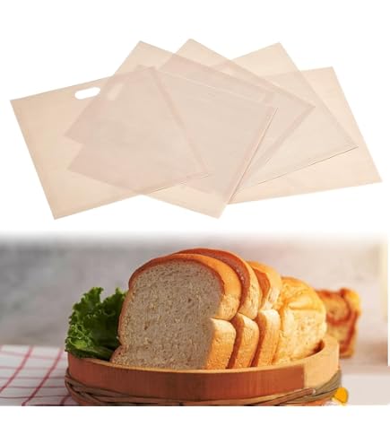 Toastabags Riutilizzabili | 12 Sacchetti In Teflon Per Toaster E Microonde - Senza BPA - Foto 2