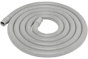 eyepower 3,5m Flexibler Ablaufschlauch für Waschmaschine und Spülmaschine mit Haltebogen Geschirrspüler Abflussschlauch Ersatzteile - Ablauf Wasserschlauch - Abwasserschlauch Flexibel und Universal