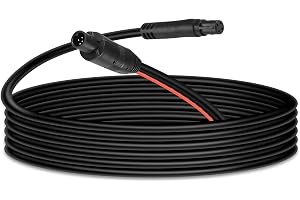 MEIRIYFA 4-polig reservkamera förlängningskabel instrumentkamera förlängningssladd bakifrån kamera omvänd kabel 4 stift hane till hona med triggertråd för bilfordon (5,5 m)