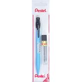 Pentel 0.5 mm PRIME Plastik G&ouml;vdeli Versatil + 12'li Yedek U&ccedil; Set A.MAVİ