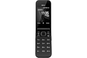 Nokia 2720 Flip Black Dual Sim [Versión importada: Podría presentar problemas de compatibilidad]