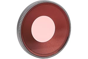 ZUNATE Filtr do Nurkowania Obiektywu Kamery Akcji Różowy Filtr Obiektywu do Nurkowania ze Schowkiem do DJI Action 3