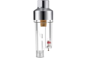 SAGUD Airbrush in-Line Mini Air Filter Air Brush Water Moisture Oil Trap Separator Kit, Connects onto Airbrushes and Hoses with 1/8” Threads Directly