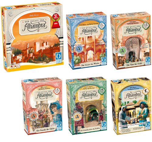 Preisvergleich Produktbild Alhambra-Set, Basisspiel mit 5 Erweiterungen
