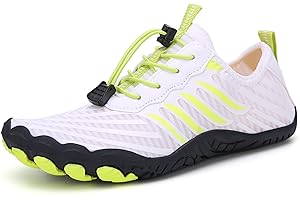 Teechodina Unisex Traillaufschuhe Herren Damen Wanderschuhe Barfußschuhe Laufschuhe Knit Sneaker Fitnessschuhe Fivefinger Zehenschuhe