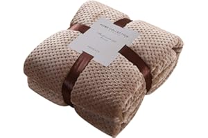 PET SPPTIES Couverture pour Animaux Domestiques Couverture de Chien/Chat Toison Tissu Doux et Mignon PS051 (70x100cm, Coffee)