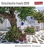 Griechische Inseln - Kalender 2019: Sehnsuchtskalender, 53 Postkarten by