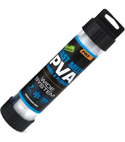 Refill Rete PVA Fast Melt – 100 Metri – Largo 37mm E Stretto 25mm – Klips Baits UK - Foto 3