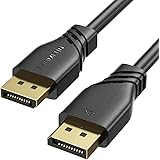 Cable DisplayPort 1.4 8K - SOOMFON Cable DP 1.4 2M 8K 60Hz / 4K 240Hz / 2K 165Hz DisplayPort a DisplayPort, HBR3 HDR Video 3D