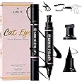 Winged Eyeliner Stamp-2 for Perfect Wing Waterproof Smudge Proof, Long Lasting Makeup Liquid Cat Eye Liner Pens (black)
