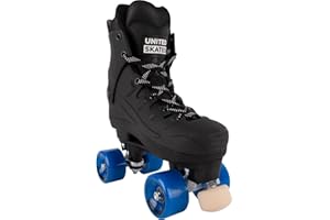 United Skates VX4 Elite Roller Skates - Ideal Beginner to Intermediate Unisex Quality Roller Boots. Comfortable Indoor and Outdoor Quad Skates Suitable for Adults and Kids