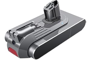 DTK Batteria per Dyson V11 V15 SV15 SV16 SV22 25,2V 3900mAh con Modalità di Installazione a Pulsante per Aspirapolvere Senza Fili Portatili (Non Adatta per SV14 con Fissaggio a Vite)