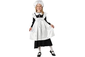 Rubie's Official Victorian Maid Girls Costume, Kids Fancy Dress, Book Week Costume