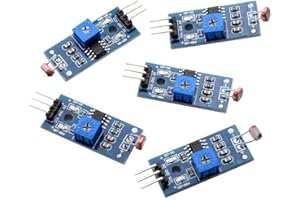 Fasizi Digitaler Lichtintensitätssensor-Modul, Fotowiderstand, 5 Stück