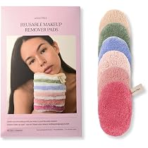 Waschies doppelseitige Waschhandschuhe 2er-Set Beige/Weiß, Alle Hauttypen