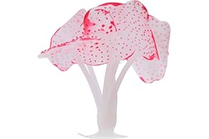 TOPINCN Aquarium Artificiel de Poissons de Corail Simulation Artificielle Silicone Réservoir Durable Paysage Décoration Ornement Frais Eau salée(Rouge)
