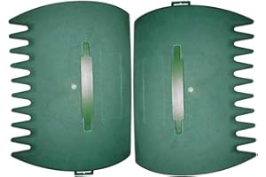 ALEOHALTER Laubbesen Schaufeln, Gartenreinigung Müll Laubsammler Greifer mit Laubkrallen für Hausgarten Umpflanzen Handrechen Laubgreifer Schaufel Werkzeuge Pick-Up