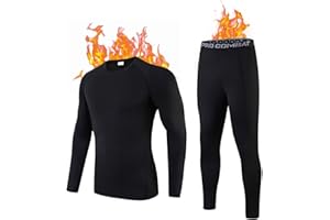 Adixun Kids Boys Base Layers Sets Compression Thermal Football Skin Children Warm Fleece Baselayers Sport Athletic Underwear Kits