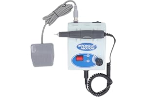 GARSENT Electric Micro Motor Polisher for Polishing Handpieces at 35 RPM, Laboratory and Precision Works, Jewelry, Grinding, Crafts, Carving, Polishing (EU Plug 220V)