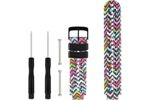 honecumi Cinturino Compatibile per Garmin Forerunner 735XT | Garmin Forerunner 220/230/235/620/630 GPS |Garmin Approach S20 S5 S6 Golf, Silicone Classico Regolabile Sportivo Cinturino