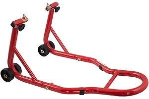 A-Pro Frontal Bike Paddock Stand Back Wheel Lift Chock Garage Motorcycle Motorbike