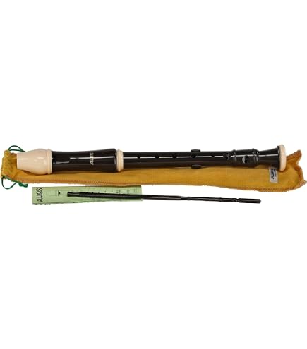 Flûte à Bec Soprano Hohner Poirier Laqué – 2 Parties, Doigté Allemand, Son Chaud & Doux