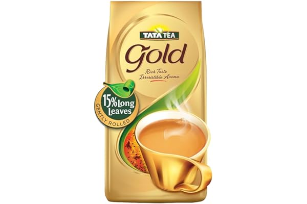 Tata Tea Gold 500 gram, Premium Assam teas with Gently Rolled Aromatic Long Leaves, Rich & Aromatic Chai, Black Tea