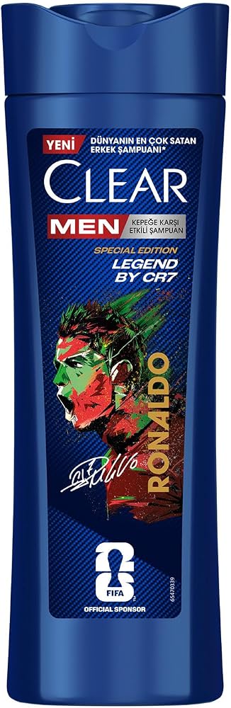 Clear Men Kepeğe Karşı Etkili Şampuan Legend By CR7 Cristiano Ronaldo 350 ml