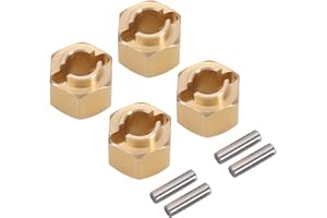 INJORA Ottone Ruota Hub Esagonale 5mm(+1mm) Adattatore Estensori per 1/18 RC Crawler Auto TRX4M Parti di Aggiornamento