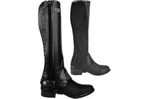 AK RIDING SPORTS AK New Unisex Equestrian Flexi Crystal Horse Riding Half Chaps with Contour Fitting AKRS-1976