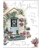 Piccadilly Greetings Happy New Hoe Card Ushroo House - 7 X 5 Inches - View #3