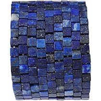 BEADIA Natürliche Halbedelstein Perlen – 4x4 Mm Würfel, Ca. 85 Stück, Für Schmuckherstellung