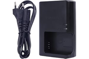 AERXVECIY LC-E12 Akkuladegerät Kompatibel mit Canon LP-E12 LC-E12E Akkus für Canon EOS M M2 M10 M50 M50 Mark II M100 M200 100D Rebel SL1 PowerShot SX70 HS Kamera Power