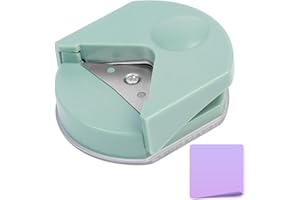 Eoixuqba Cortador De Esquinas, PVC Perforadora De Esquina Portátil Para Manualidades De Papel, Para Redondear Esquinas, Cortador De Radio, Cortador De Papel, Herramienta De Scrapbooking Para Tarjetas