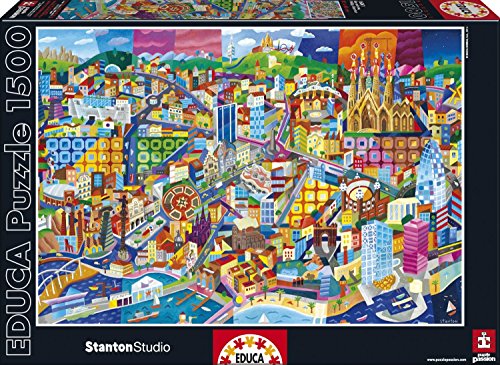 Preisvergleich Produktbild Educa 16001 - Barcelona - Philip Stanton, 1500 Teile Puzzle