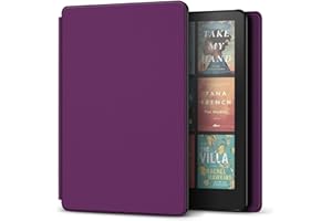 TNP PRODUCTS TNP Case for Kindle Paperwhite 12th Generation 2024 / Kindle Colorsoft Signature Edition - 7" PU Leather Protective Folio Cover for Kindle Paperwhite Kids with Auto Sleep/Wake, Purple