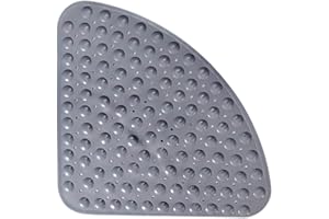 XM-ZHHY Tappetino Doccia ad Angolo in Gomma Sector, Tappetino da Bagno quadrante Antiscivolo Tappetino Antibatterico con ventose per Doccia o Vasca, Tappetino per Vasca Antiscivolo, 54x54 cm