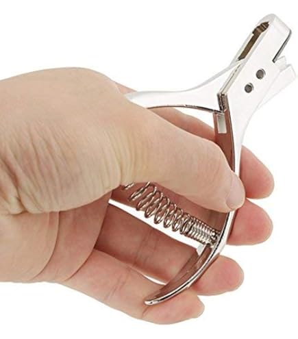1mm perforator voor leer craft gereedschap riem automatische centre punch maken gaten leer cutter edge leathercraft ponsen metalen - 2 gaten - 2 gaten - kantoorartikelen kopen? | Korting tot 29